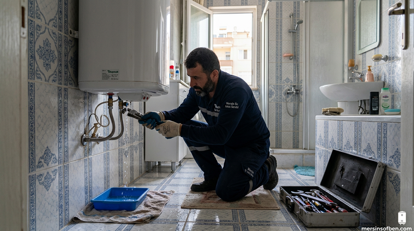 0501 359 03 36 | Mersin Şofben Su Kaçırıyor Alttan Tamiri